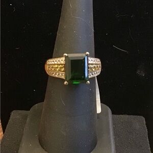 JTV Green Tourmaline Ring